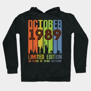 October 1989 35 Years Of Being Awesome Limited Edition Hoodie